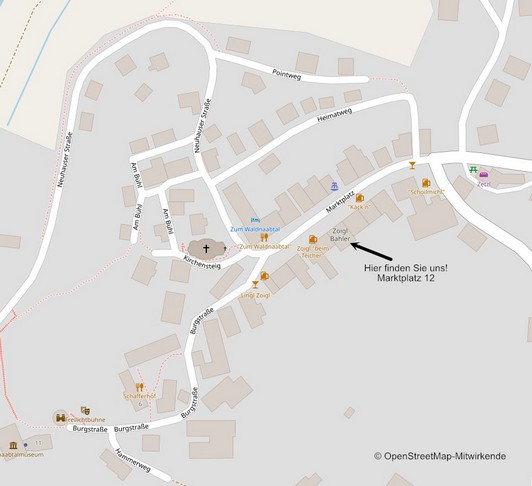 Anfahrt - OpenStreetMap